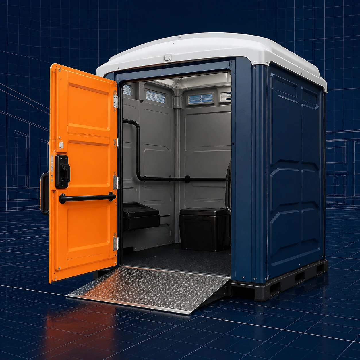 Portable restroom rental planning for Champaign, IL